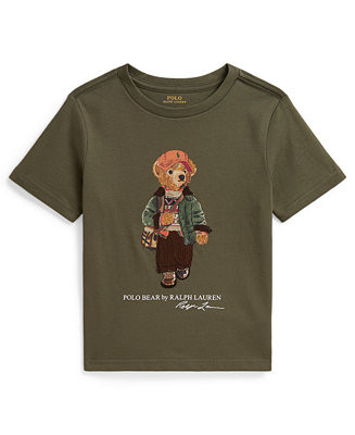 Boys' 2T-7 Polo Bear Cotton Jersey T-Shirt | Macy's