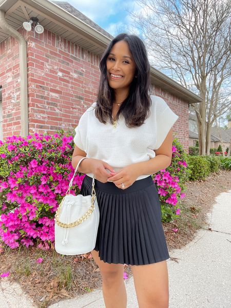 One of my favorite tennis skirts! I have it in 2 colors and this top is so perfect for summer from varley! Take 20% OFF my bucket bag with code: HAUTE20
#aloskirt #giginewyork #tennisskirt #activewearskirt #varley

#LTKStyleTip #LTKFitness #LTKItBag