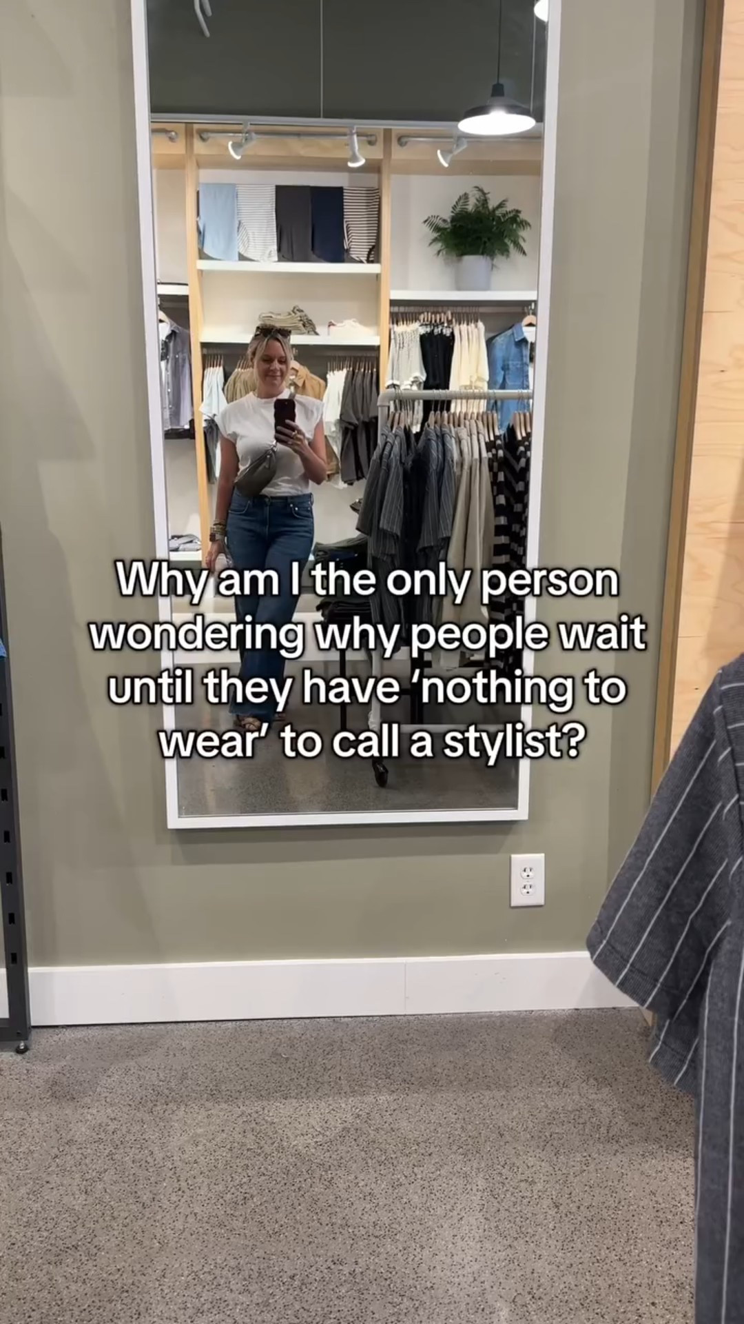 Why wait until you’re standing in front of your closet frustrated, late, and on your third outfit change before asking for help? 

Working with a stylist isn’t just a “last resort” — it’s the smartest way to avoid those nothing-to-wear mornings in the first place. We help you: 

✔️ Identify what’s working in your wardrobe (and what’s not) 
✔️ Fill the gaps with pieces that make outfits come together effortlessly 
✔️ Create a style strategy so getting dressed feels easy every single day 

If your closet is stressing you out more than it’s inspiring you, it’s time to change that. ✨ 

📅 Book a closet edit or styling session through the link in bio — your future self will thank you.