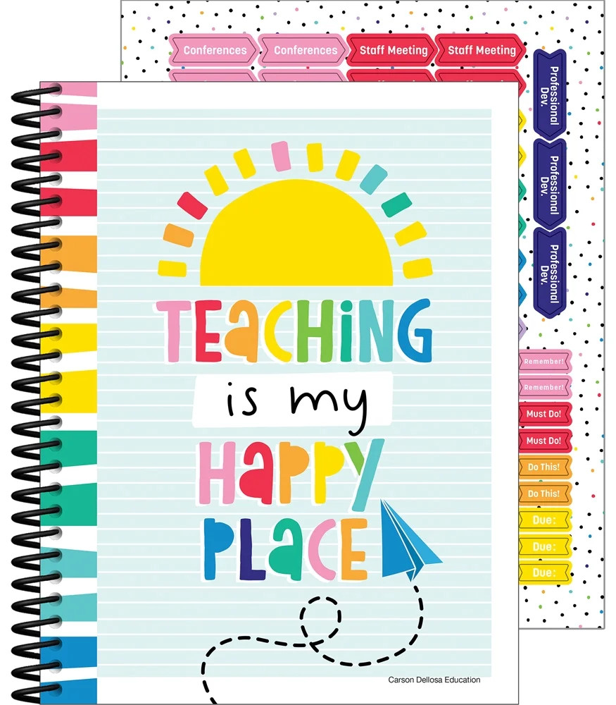 Happy Place Teacher Planner (Other) - Walmart.com | Walmart (US)