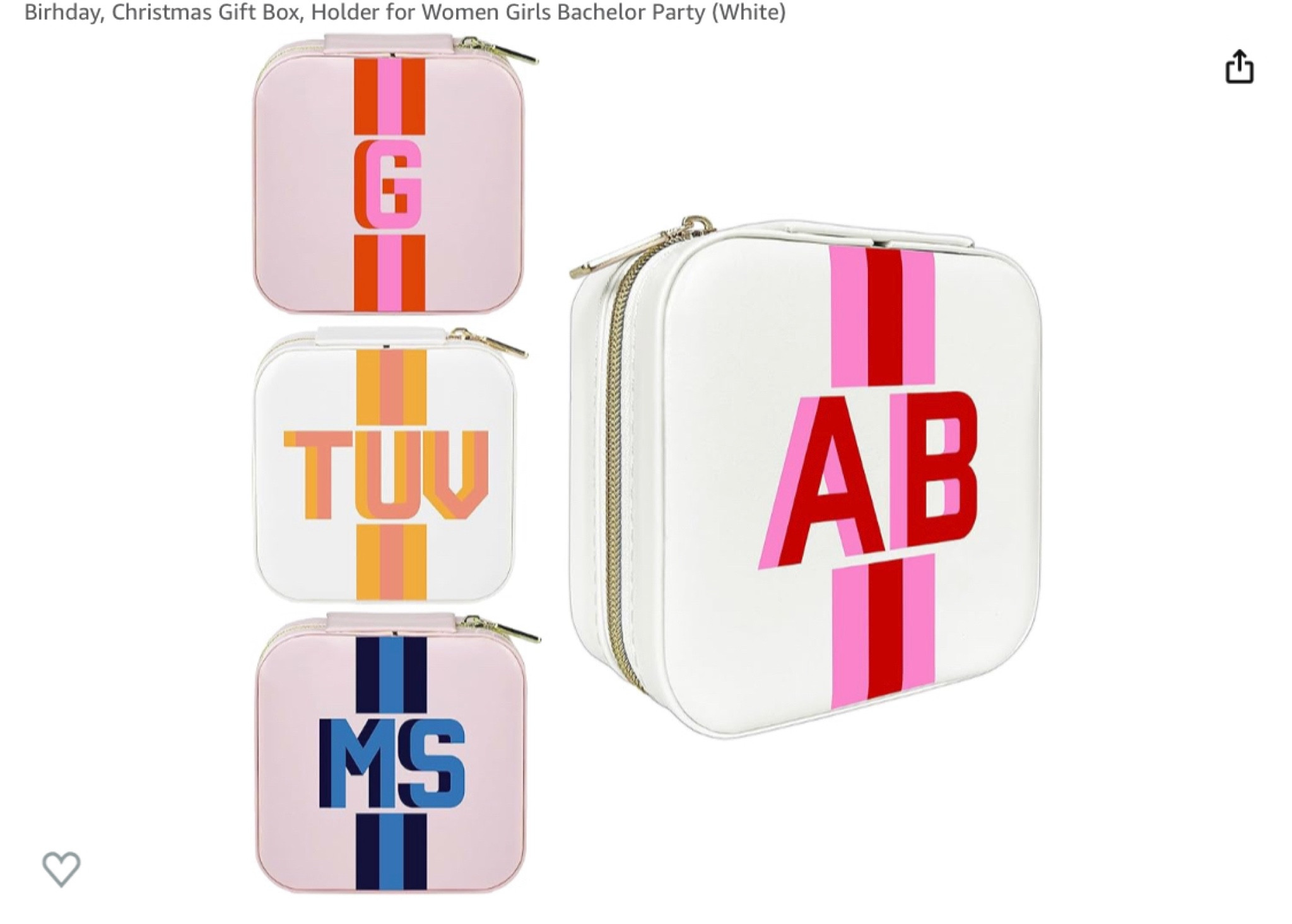 #monogramgift #traveljewelrycase these are so adorable make great #teengift #tweengift #giftforher #teachergift #bridesmaidgift .. this truly perfect #gift and #monogram #stockingstuffer #under20 #personalizedgift 

#LTKparties #LTKfindsunder50 #LTKGiftGuide