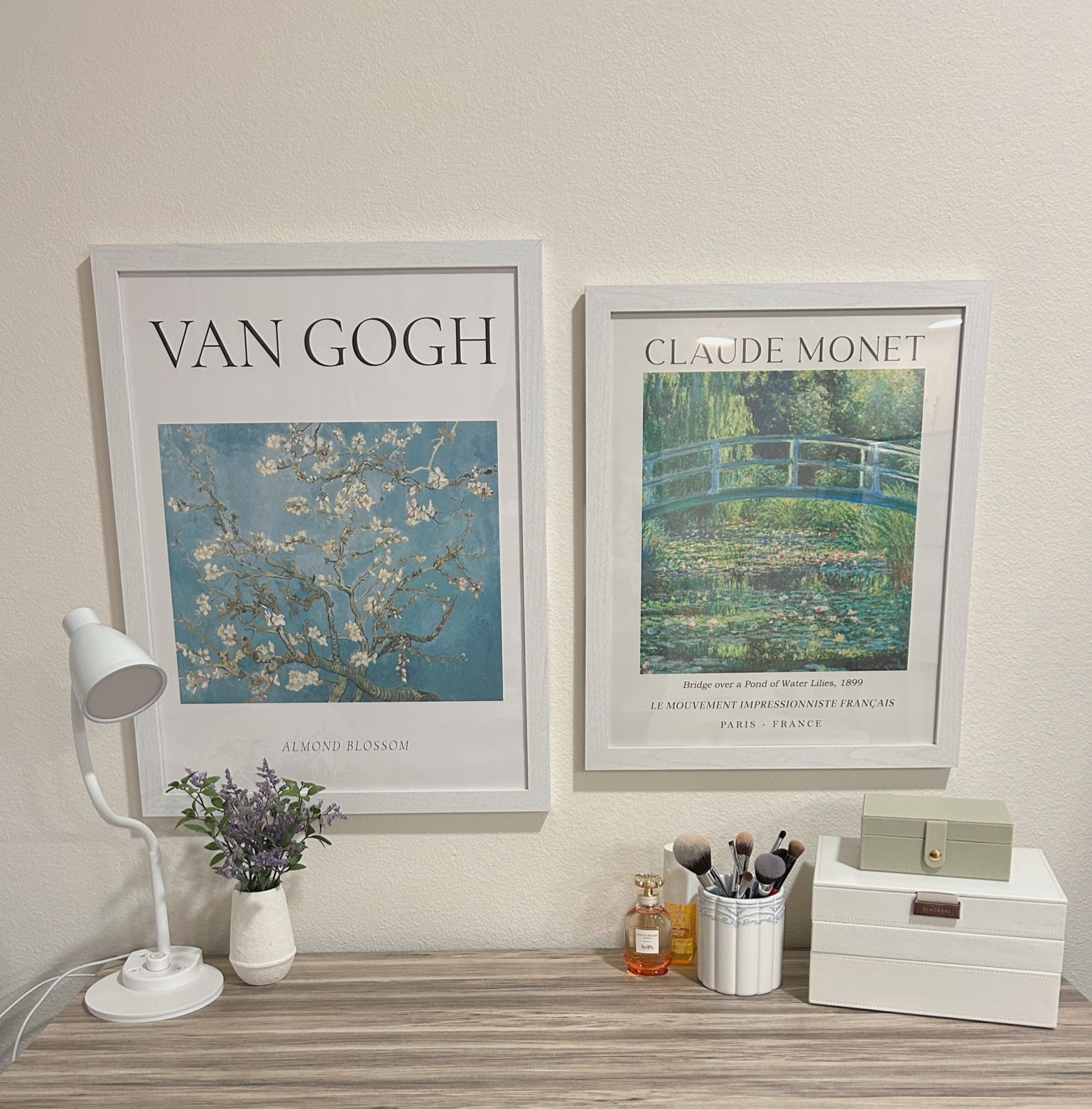 Love my desk setup. Love this wall decor and minimalist aesthetic! 

#LTKhome #LTKsalealert #LTKfindsunder50