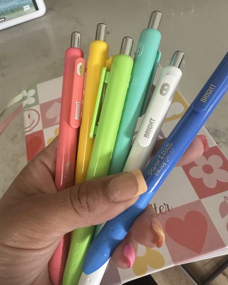 Pen Lovers…… this is for you! I’m a sucker for gel pens in fun colors and like to use them in my planner. This 6 pack has the prettiest ink colors for spring and summer and they are on sale!! 

#LTKGiftGuide #LTKhome #LTKSeasonal