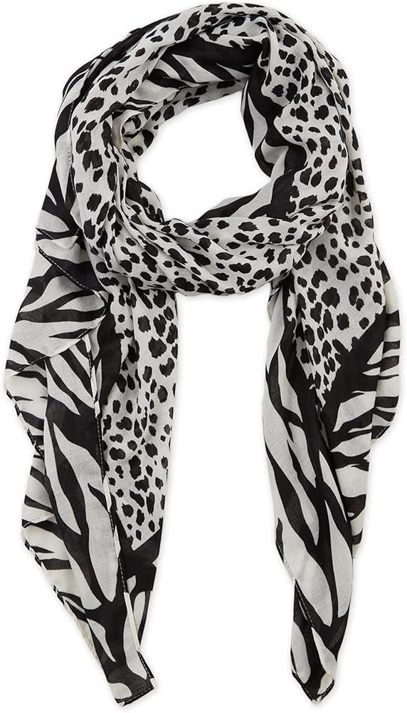 Hadley Wren Women's Lightweight Spring Animal Print Fashion Scarf | Amazon (US)