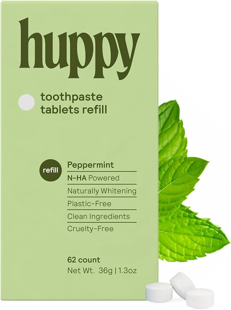Toothpaste Tablets, Nano Hydroxyapatite Toothpaste - Natural Whitening, Fluoride Free and Reminer... | Amazon (US)