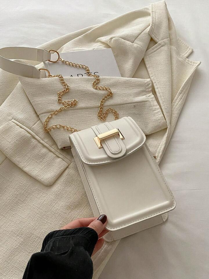 Mini Elegant Casual PU Leather Crossbody Bag For Women, Small Shoulder Phone Pouch, Versatile Cha... | SHEIN