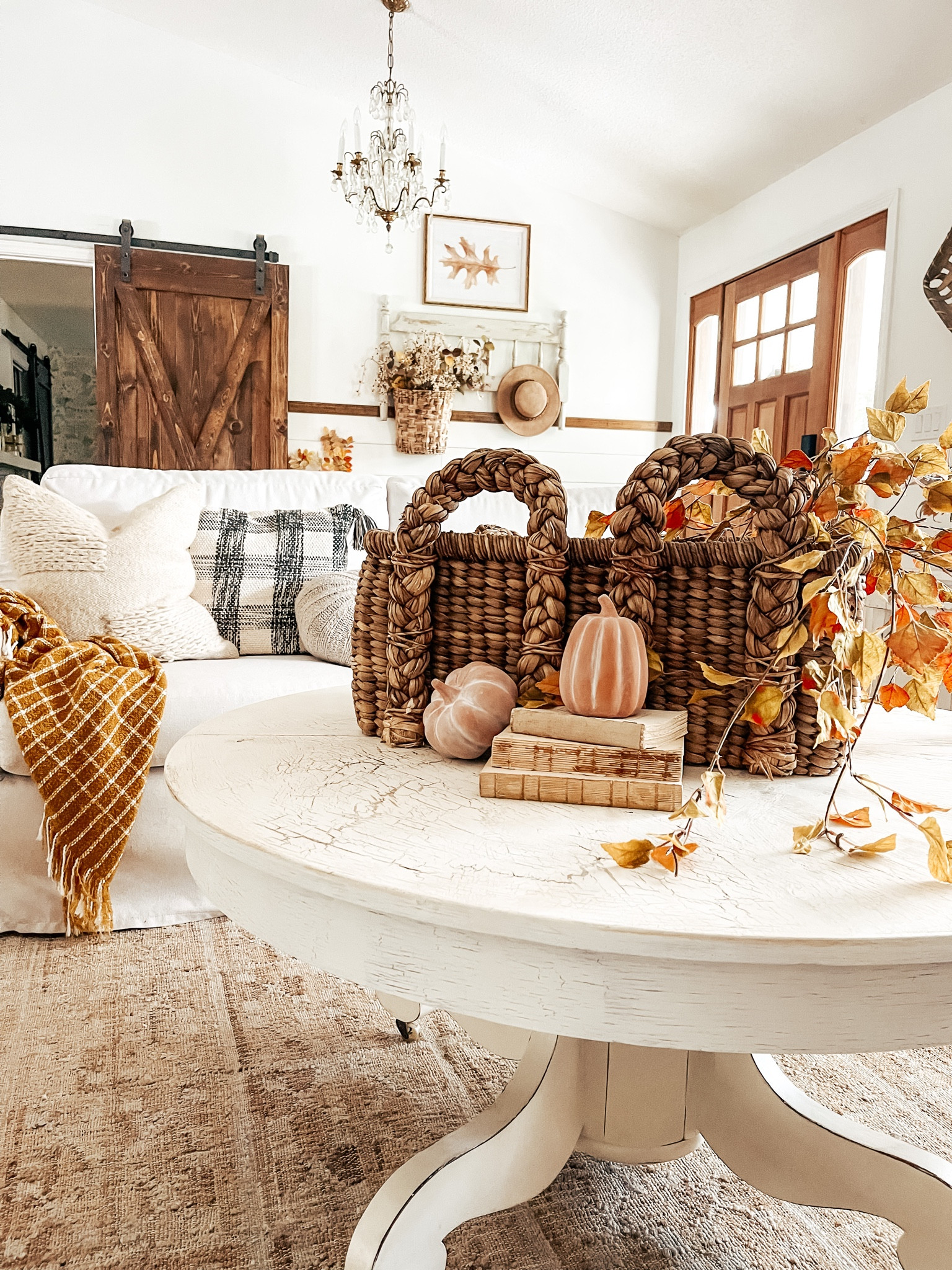 Creating a cozy fall living room! For additional discount on rugs use code: ITTYBITTY 

#LTKSeasonal #LTKHalloween #LTKhome