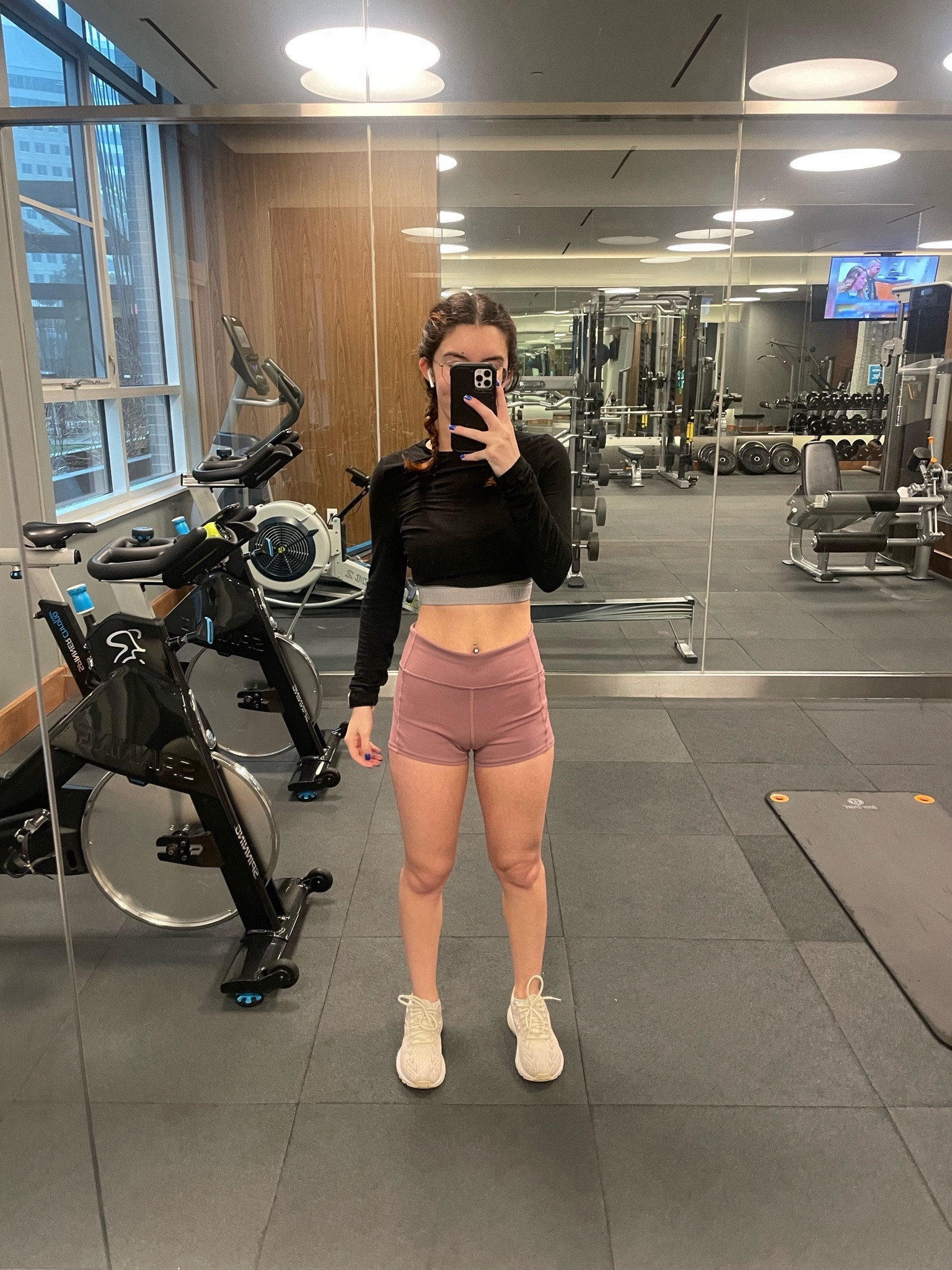 Workout fit of the day 🚵‍♀️
Energy - 3d energy drinks
 Lululemon - size 8 Velvet rose 
Verdusa top- size M 
Asics - best for gym and runningg

#LTKstyletip #LTKGiftGuide #LTKfitness