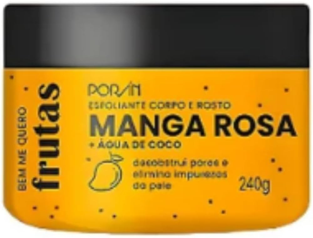 Poran Esfoliante Corpo Rosto Manga Rosa 240g - PR220 | Amazon (BR)