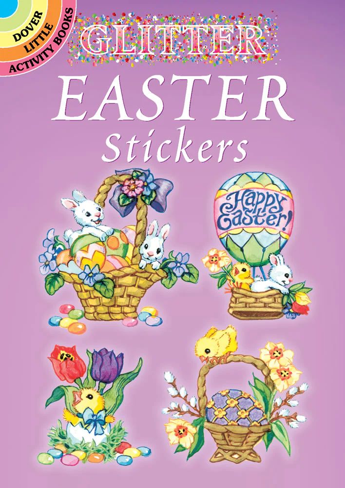 Dover Glitter Easter Stickers | JoJo Mommy