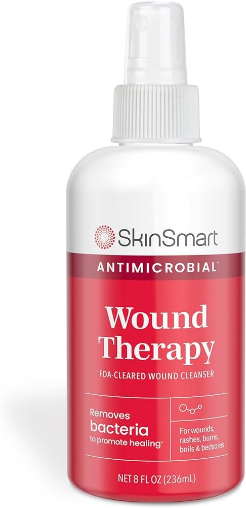 SkinSmart Antimicrobial Wound Therapy, Hypochlorous Acid Safely Removes Bacteria so Wounds Can He... | Amazon (US)