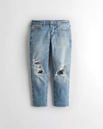 Girls Vintage Stretch Low-Rise Boyfriend Jeans from Hollister | Hollister (US)