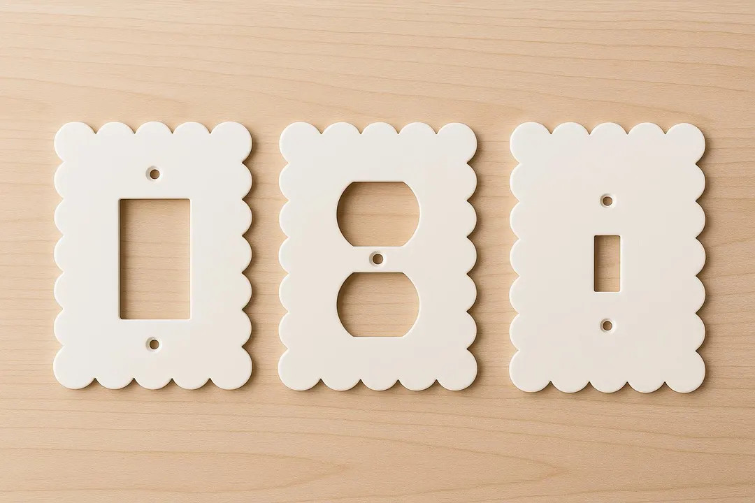 Scalloped Outlet Cover - Etsy | Etsy (US)