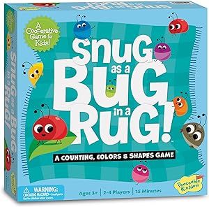 Peaceable Kingdom Snug as a Bug in a Rug Award Winning Cooperative Preschool Skills Builder Game ... | Amazon (US)