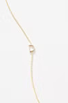 Maya Brenner 14K Gold Asymmetrical Monogram Necklace | Anthropologie (US)