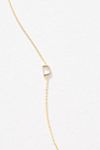 Maya Brenner 14K Gold Asymmetrical Monogram Necklace | Anthropologie (US)