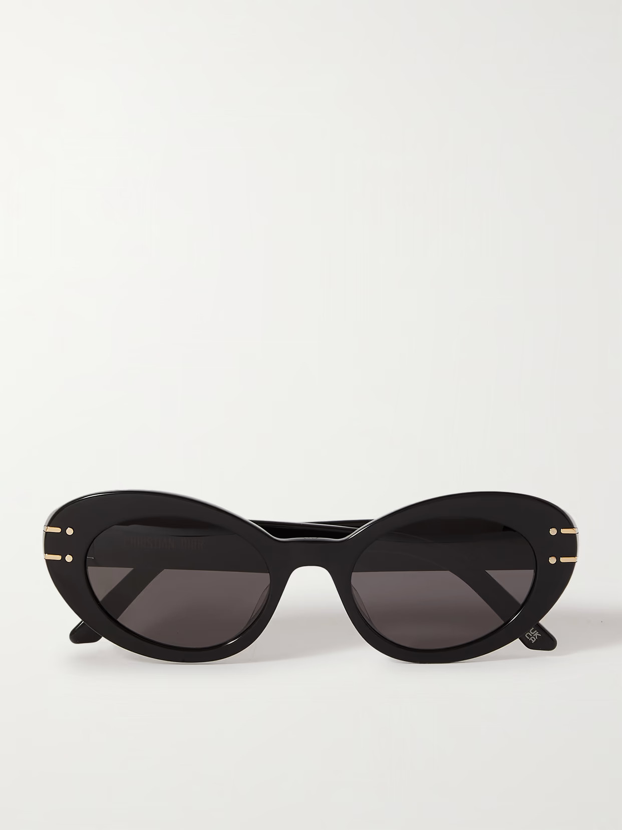 DIOR Eyewear - Diorsignature B3u Cat-eye Acetate And Gold-tone Sunglasses - Black | NET-A-PORTER (US)