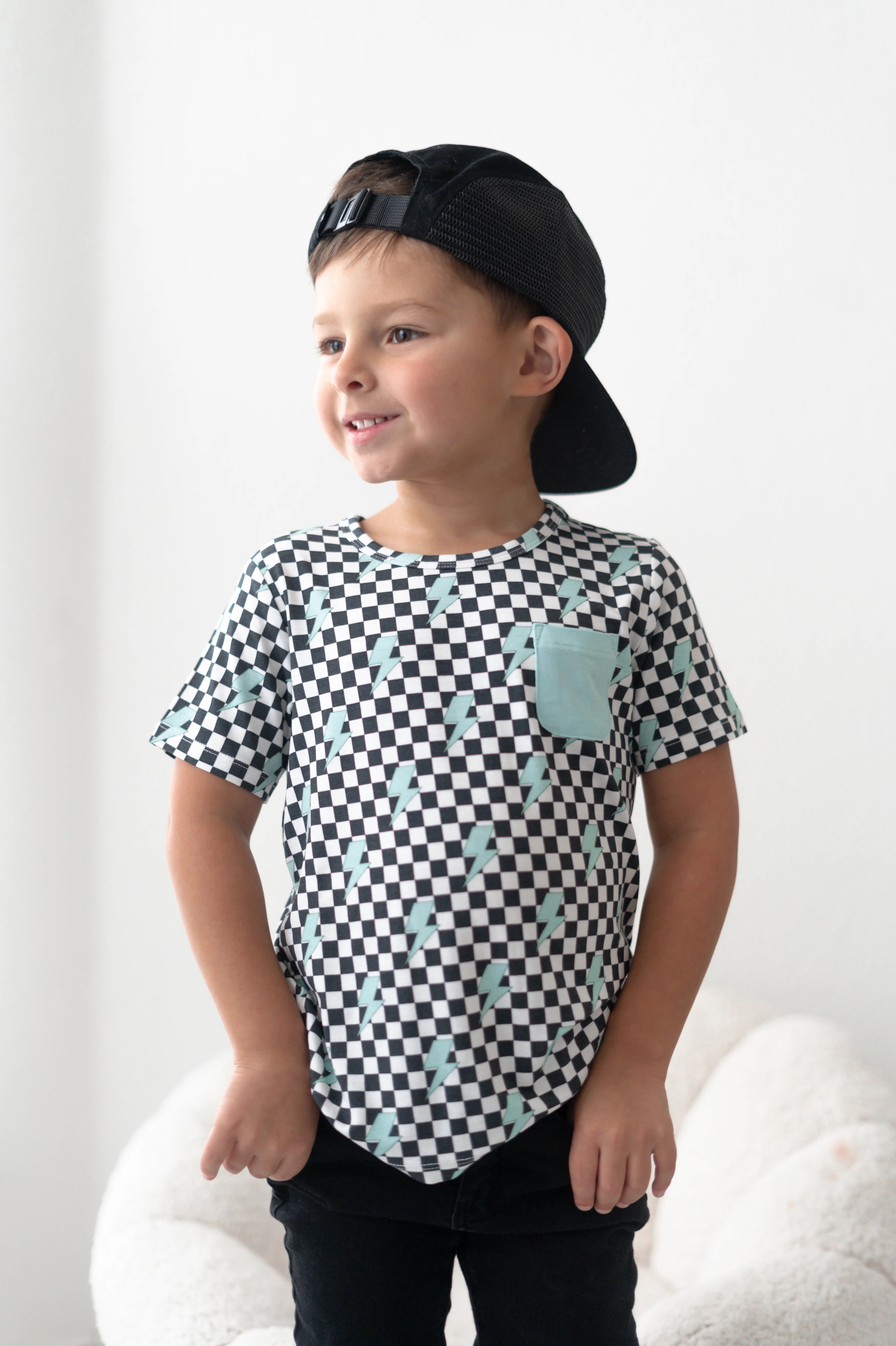 BE ELECTRIC DREAM POCKET TEE | Dream Big Little Co.