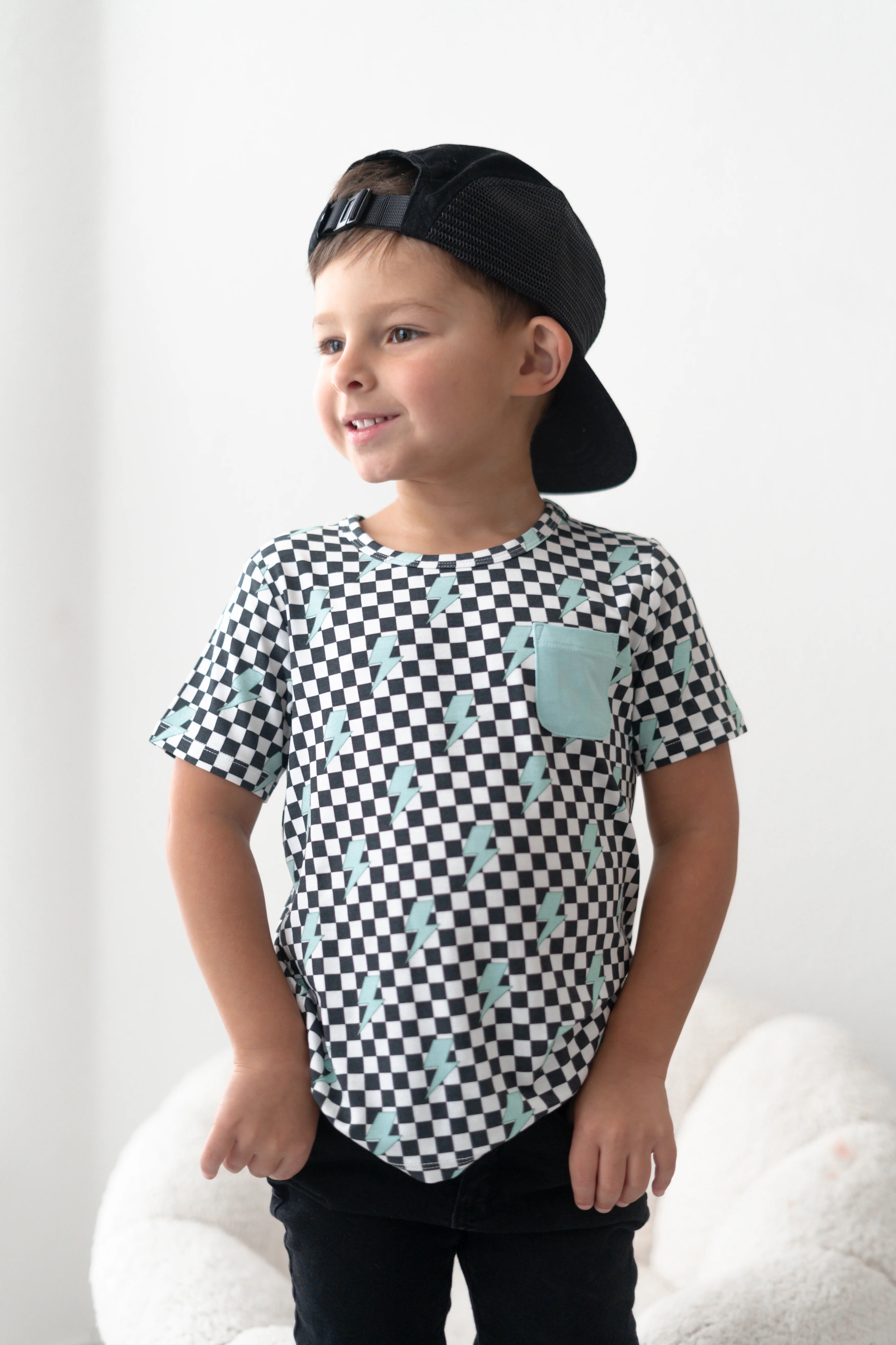 BE ELECTRIC DREAM POCKET TEE | DREAM BIG LITTLE CO