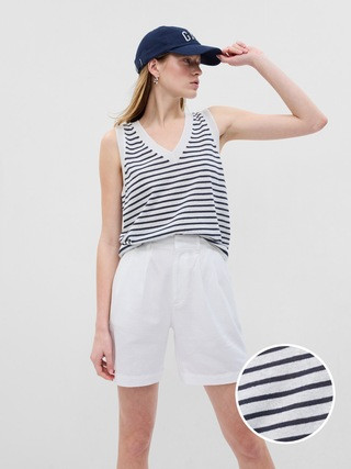 Linen-Blend Sweater Vest | Gap (US)