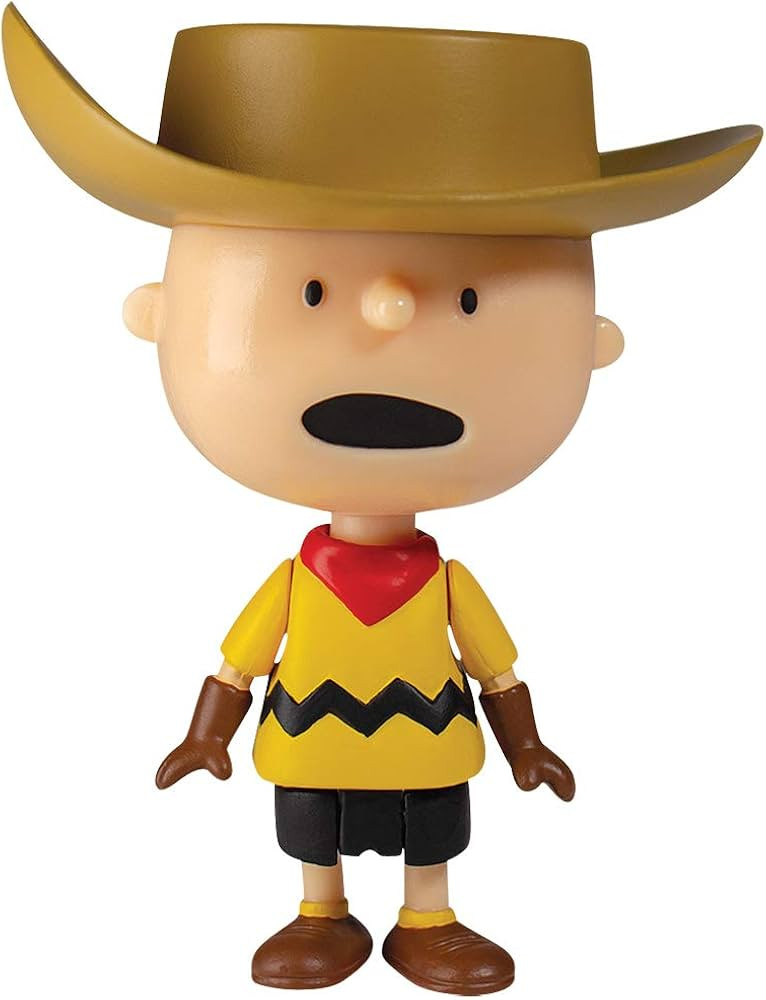Super7 Peanuts Cowboy Charlie Brown 3.75 in Reaction Figure | Amazon (US)