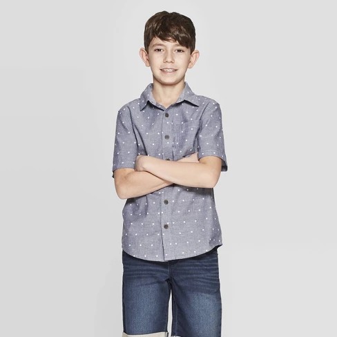 cat & jack button-down shirts