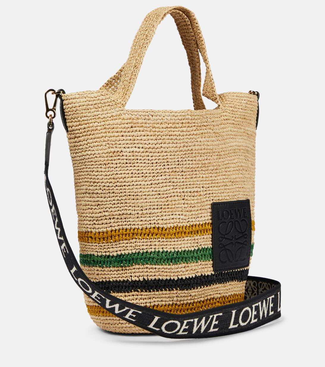 LoewePaula's Ibiza Slit Mini raffia tote bag | Mytheresa (UK)