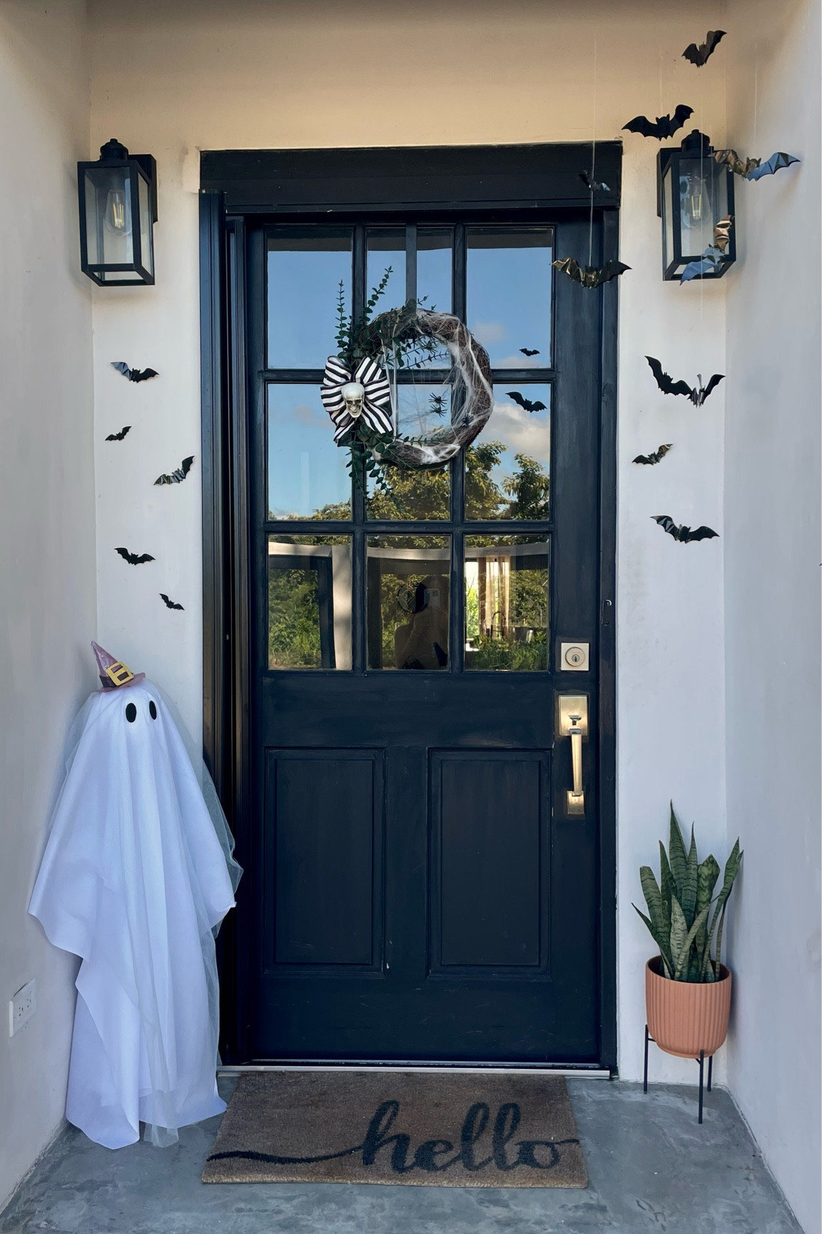 Spooky door decor 

#LTKHome #LTKHoliday #LTKHalloween