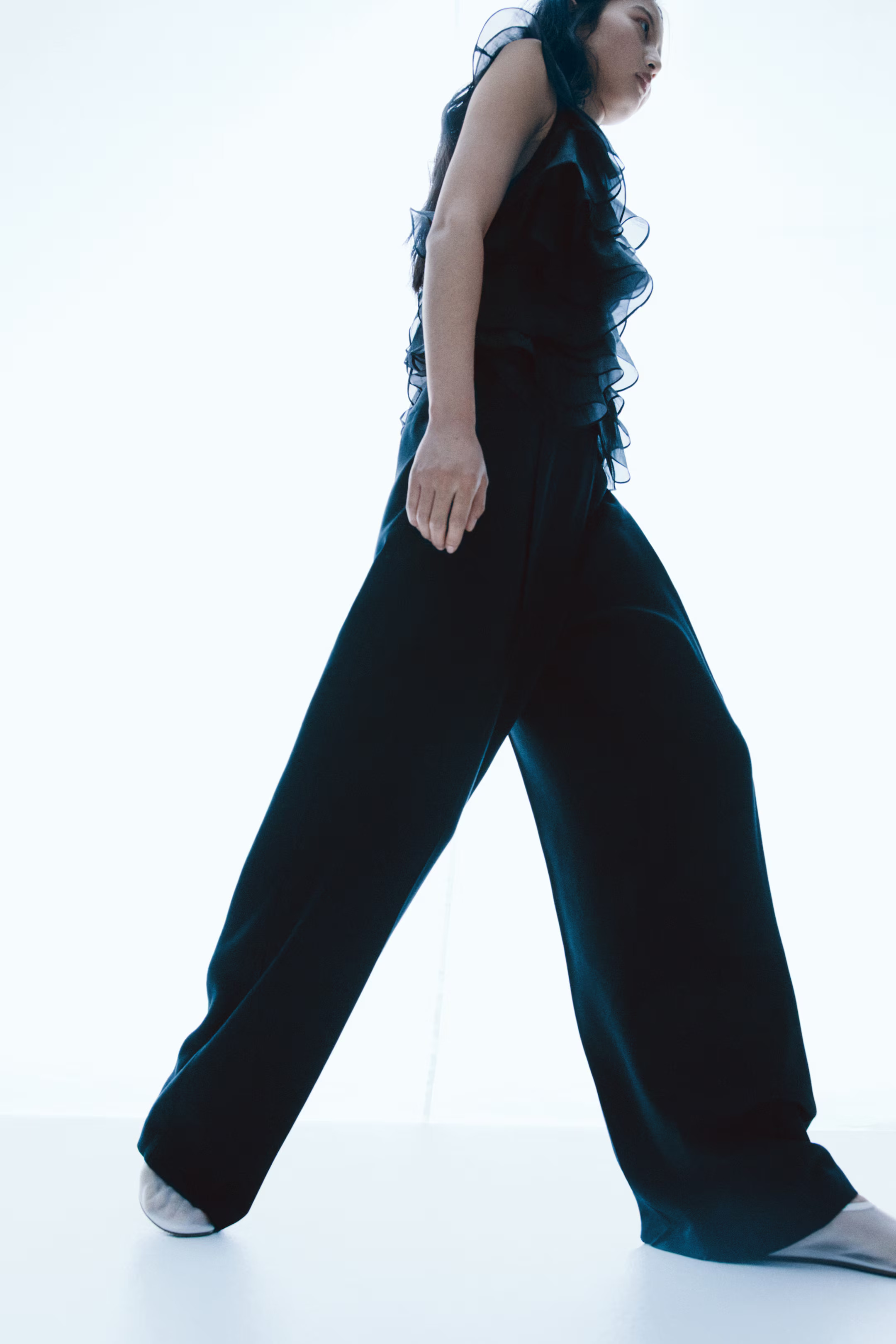 Wide twill trousers | H&M (UK, MY, IN, SG, PH, TW, HK)