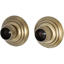 Alno A9046-AEM Traditional Embassy Shower Rod Brackets, Antique English Matte | Amazon (US)