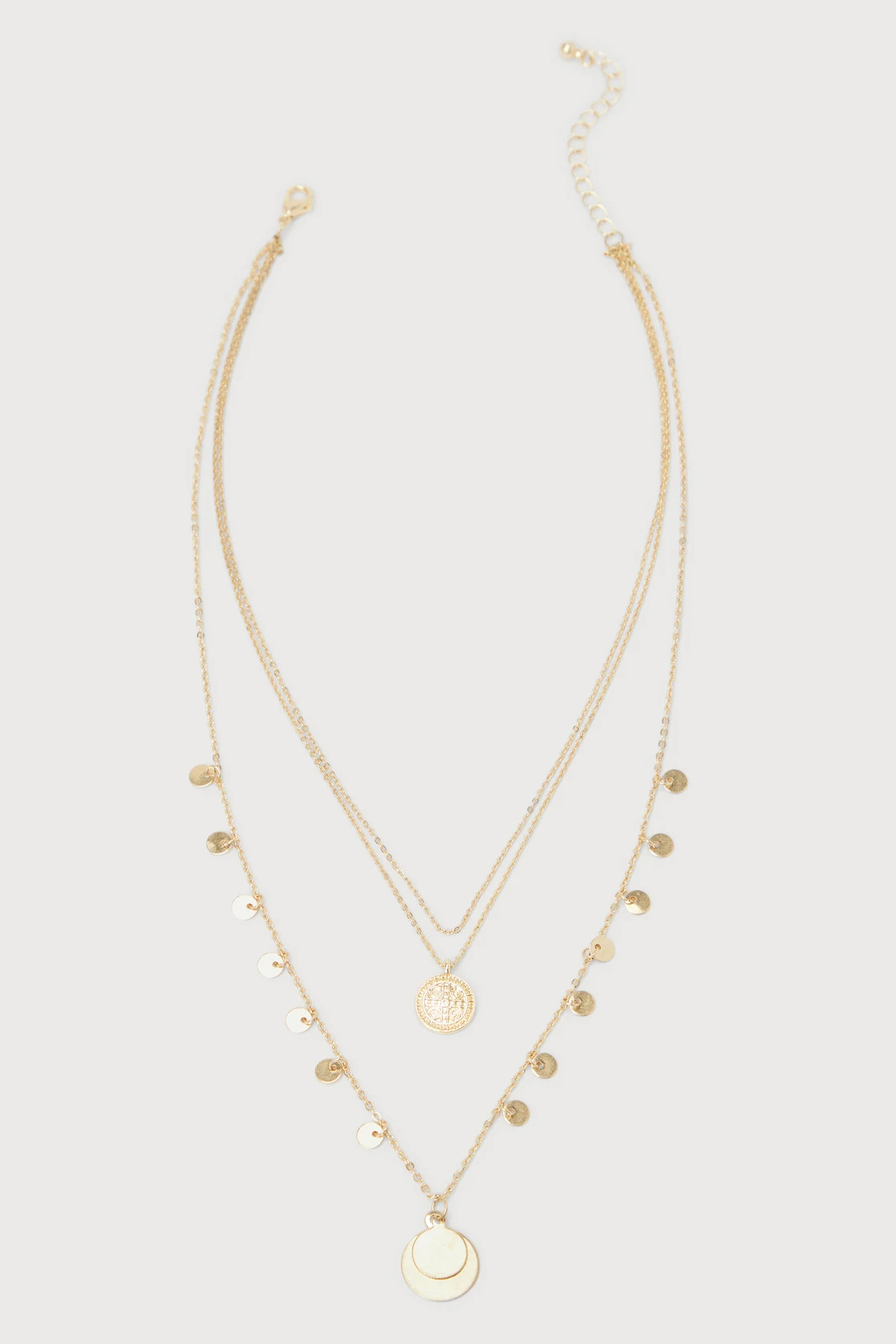 Glam Team Gold Layered Necklace | Lulus