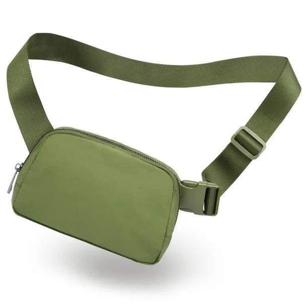 Boutique Everyday Belt Bag & Fanny Pack, Unisex Crossbody Bag, Waist Pack (Olive Green) | Walmart (US)