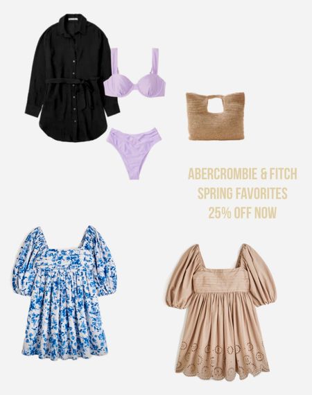 A&F spring favorites are on sale now March 9th-12th when shopping in the ltk app! Use our exclusive code to shop linked below for 25% off your entire purchase! 🚨🚨🚨
Cutest swim, resort, and Vacay outfit options especially with spring break coming up!!! And the cutest spring + summer dresses,denim,and basics! 💗

#LTKSale #LTKswim #LTKtravel