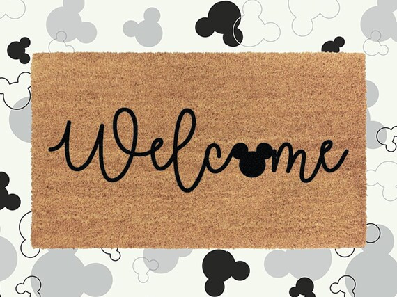 Disney Doormat  Mickey Welcome Mat  Disney Home Decor  | Etsy | Etsy (US)