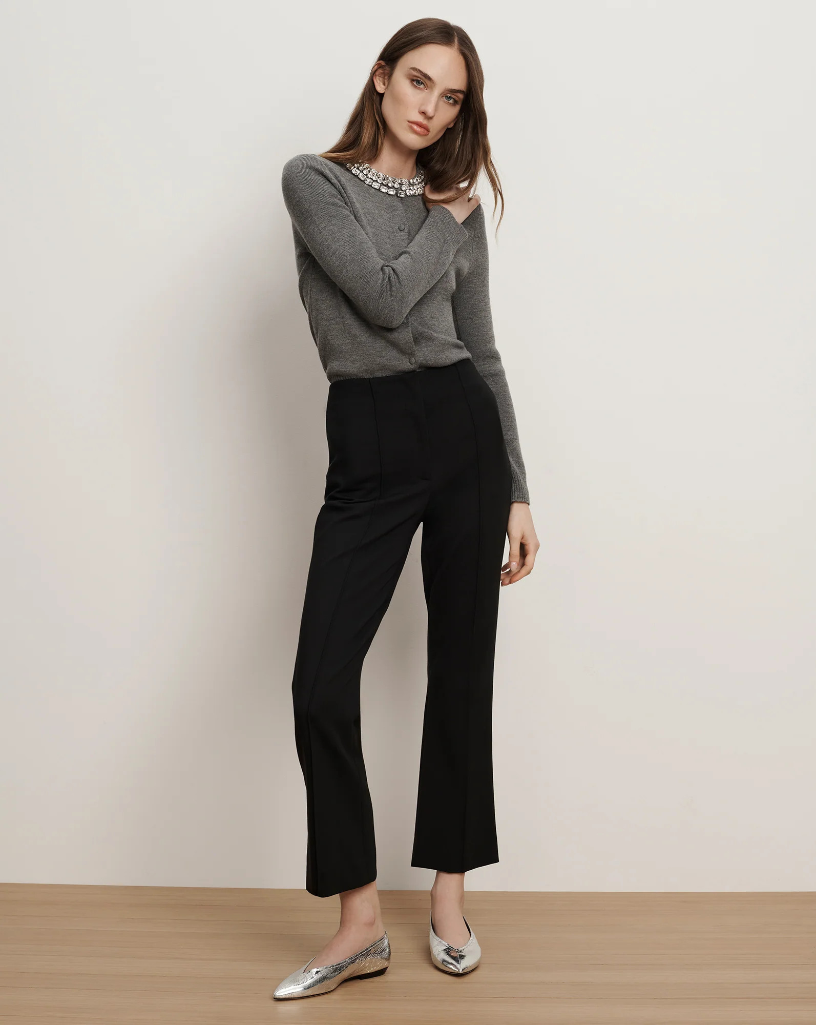 Kean Slim-Leg Pant | Veronica Beard