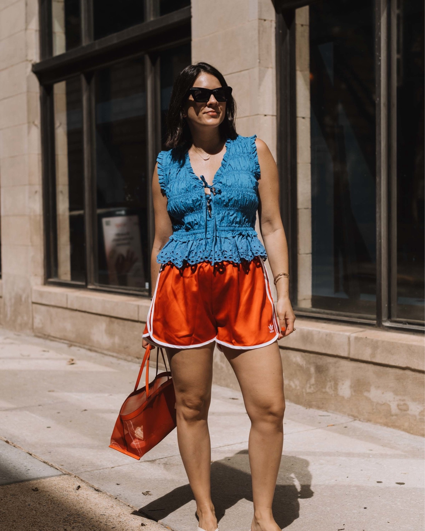 Adidas track shorts outfit idea for summer

#LTKootd #LTKgrwm #LTKSaleAlert