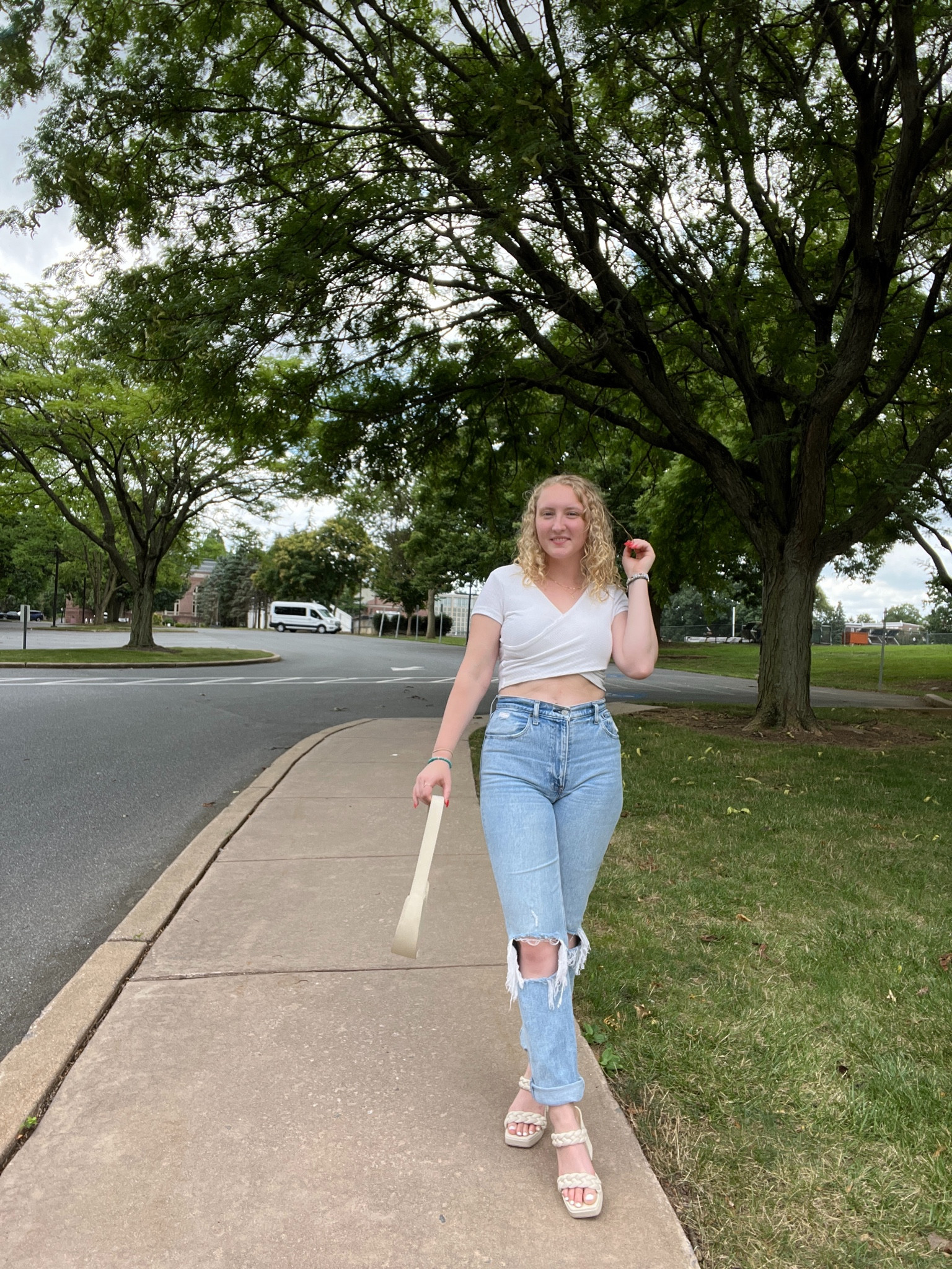 Abercrombie denim, Abercrombie jeans, summer outfit, end of summer outfit, summer to fall out, Ashby dolce vita heels 

#LTKshoecrush #LTKstyletip #LTKitbag