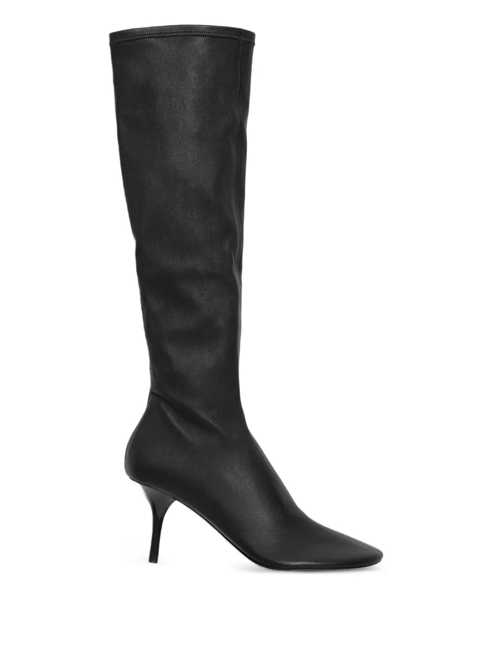 slouchy leather boots | Farfetch Global