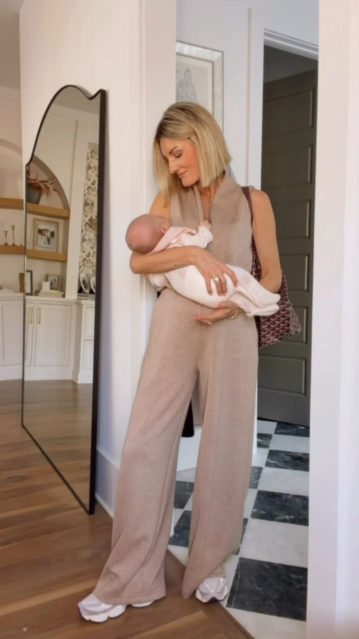 I wanted to share this jumpsuit again because it is so good! It looks like a set, which I really like it! You can also go to the bathroom without having to take the whole thing off, which is a game changer! Wearing S! Use code BRITTANYXSPANX for 15% off your first Spanx order + free shipping!

Loverly Grey, Spanx, loungewear, travel outfit 

#LTKSeasonal #LTKTravel