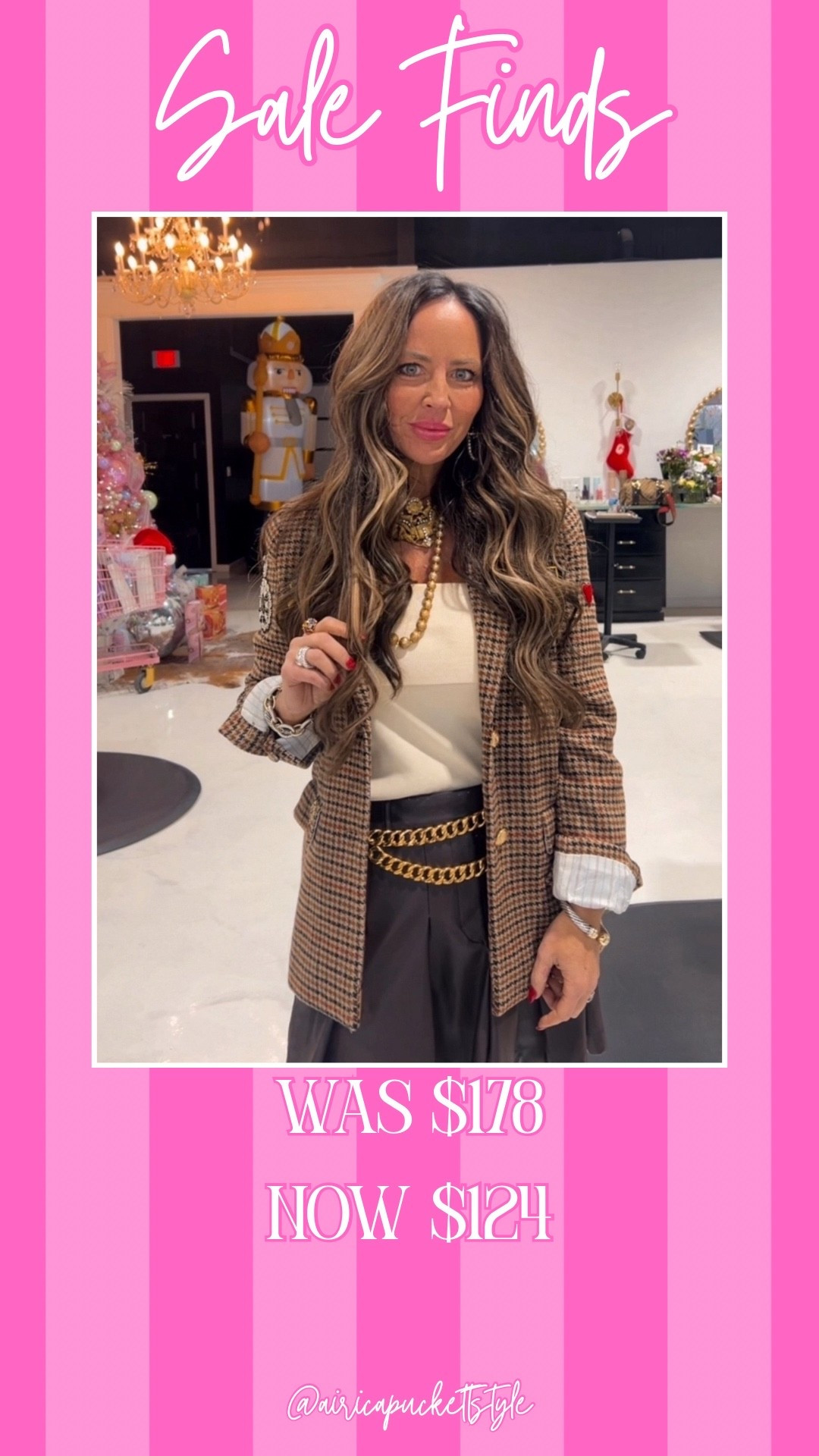 Anthropologie plaid blazer on sale now 

#LTKSeasonal #LTKootd #LTKSaleAlert