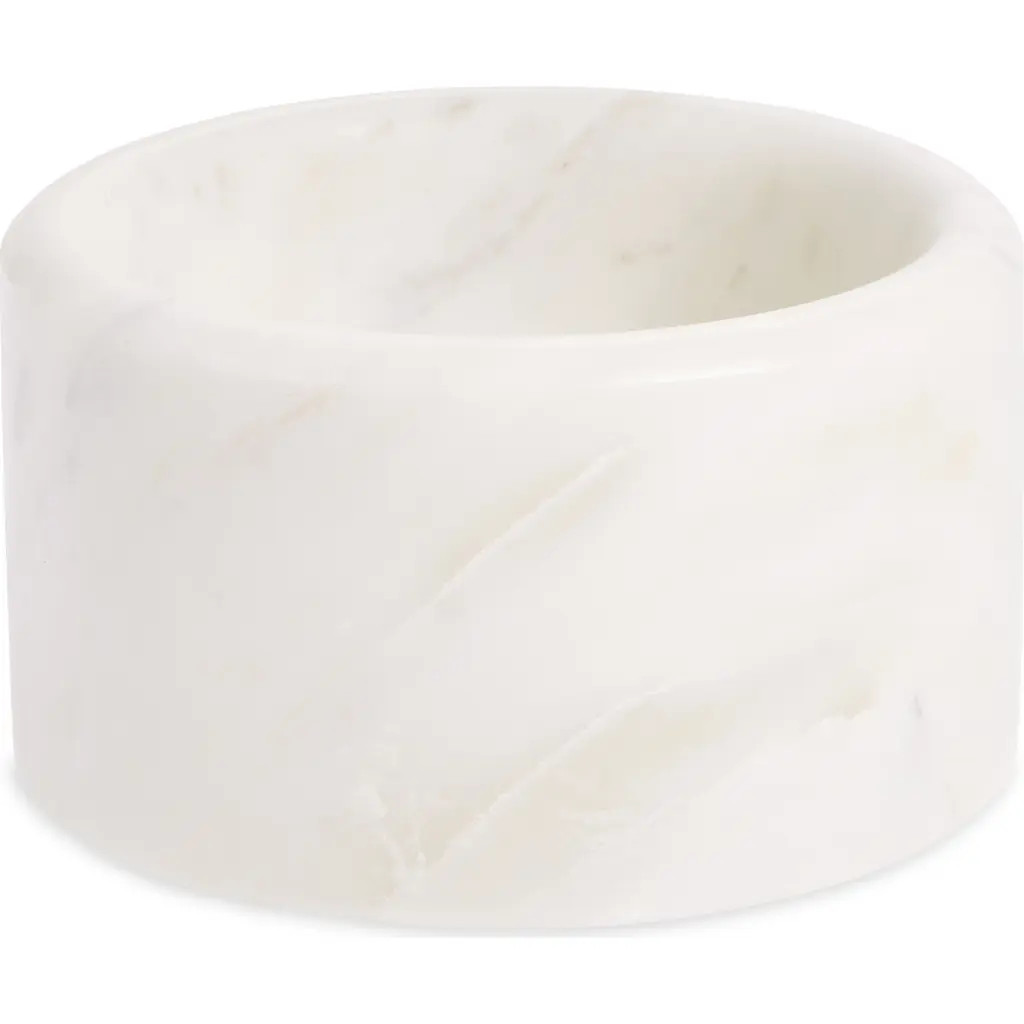 Nordstrom Marble Wine Coaster in White Cloud Marble at Nordstrom | Nordstrom