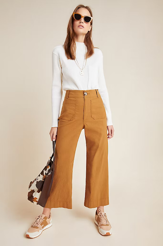 Wide-Leg Trousers | Anthropologie (US)