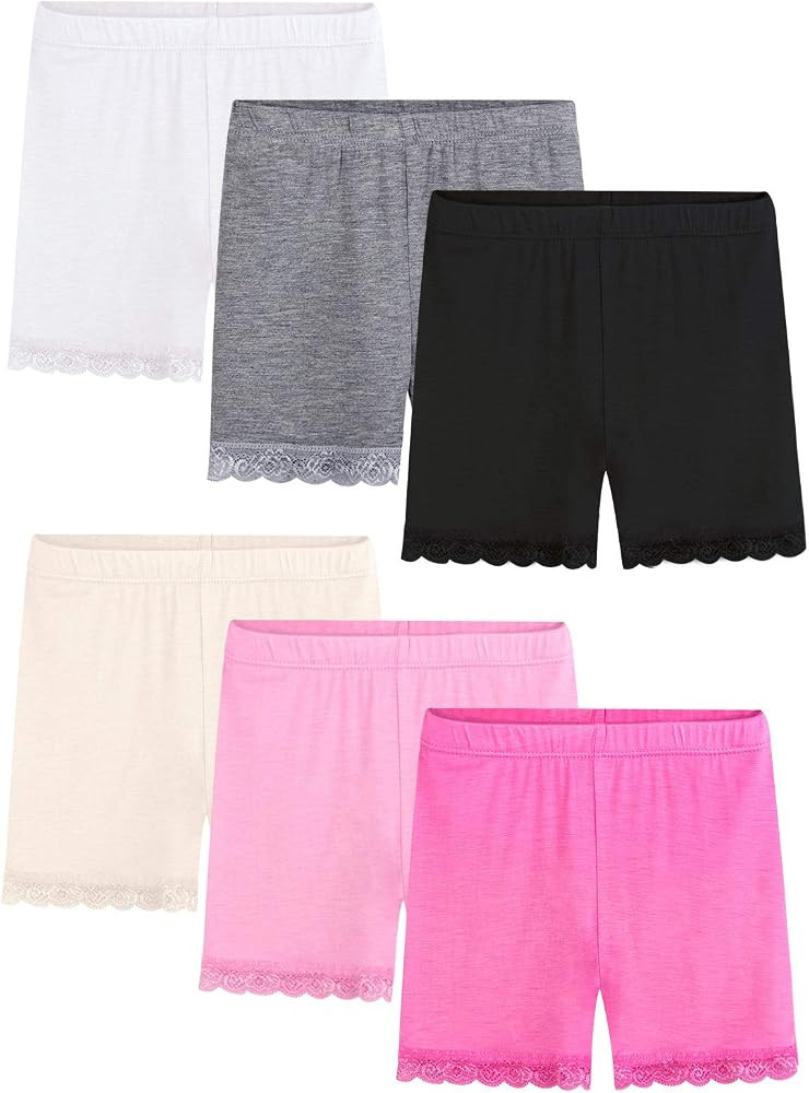 Lace Bike Short Girls Dance Undershorts Toddler Underdress for Sport | Amazon (US)