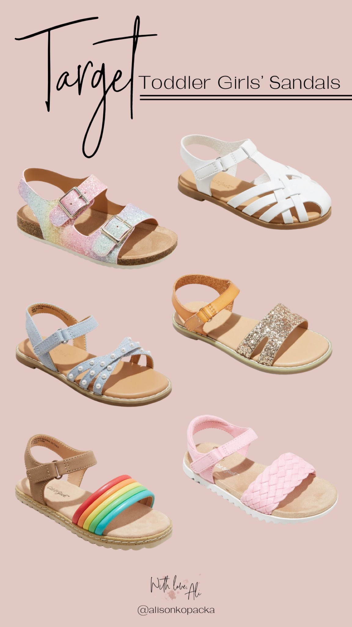 I got a couple of these sandals for my girls which I will be putting in their Easter baskets! These Target sandals are currently on sale! They run true to size! They are adorable and feel very comfortable! 
Sandals for toddler girls. Trending sandals. Toddler girls summer sandals. Sandals for Easter. 

#LTKSpringSale #LTKkids #LTKSeasonal