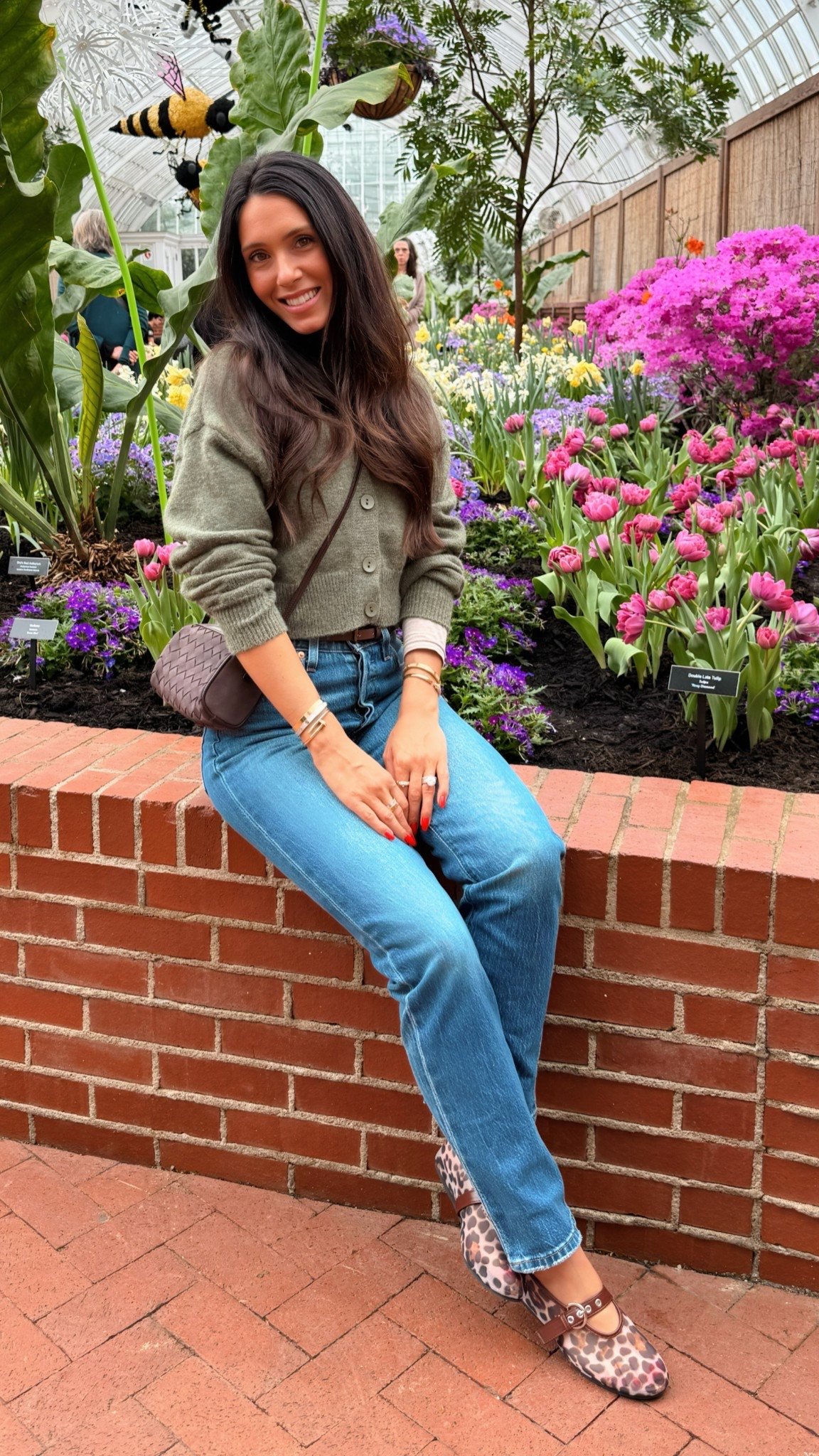 OOTD for my Anniversary date✨🌸 We went to Phipps Conservatory and it’s so beautiful in the spring!!!

I'm wearing an XS in the cardigan and I am loving mary jane flats for spring!!

#LTKSeasonal #LTKShoeCrush #LTKStyleTip