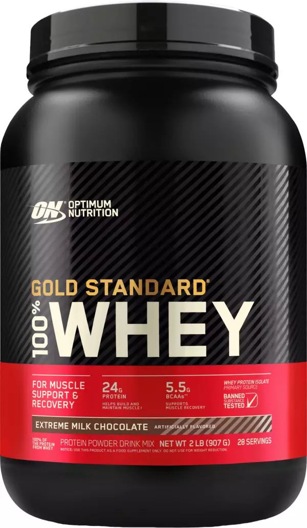 Optimum Nutrition 100% Whey Gold Standard Protein Powder – 2 lbs. | Dick's Sporting Goods