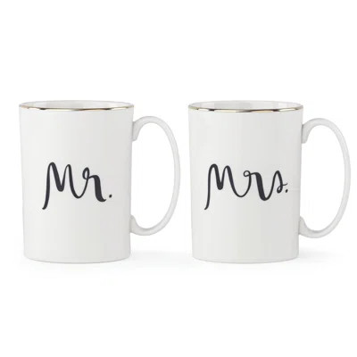 Bridal Party Kate Spade New York Bridal Party Mr. and Mrs. Coffee Mug Set | Wayfair North America