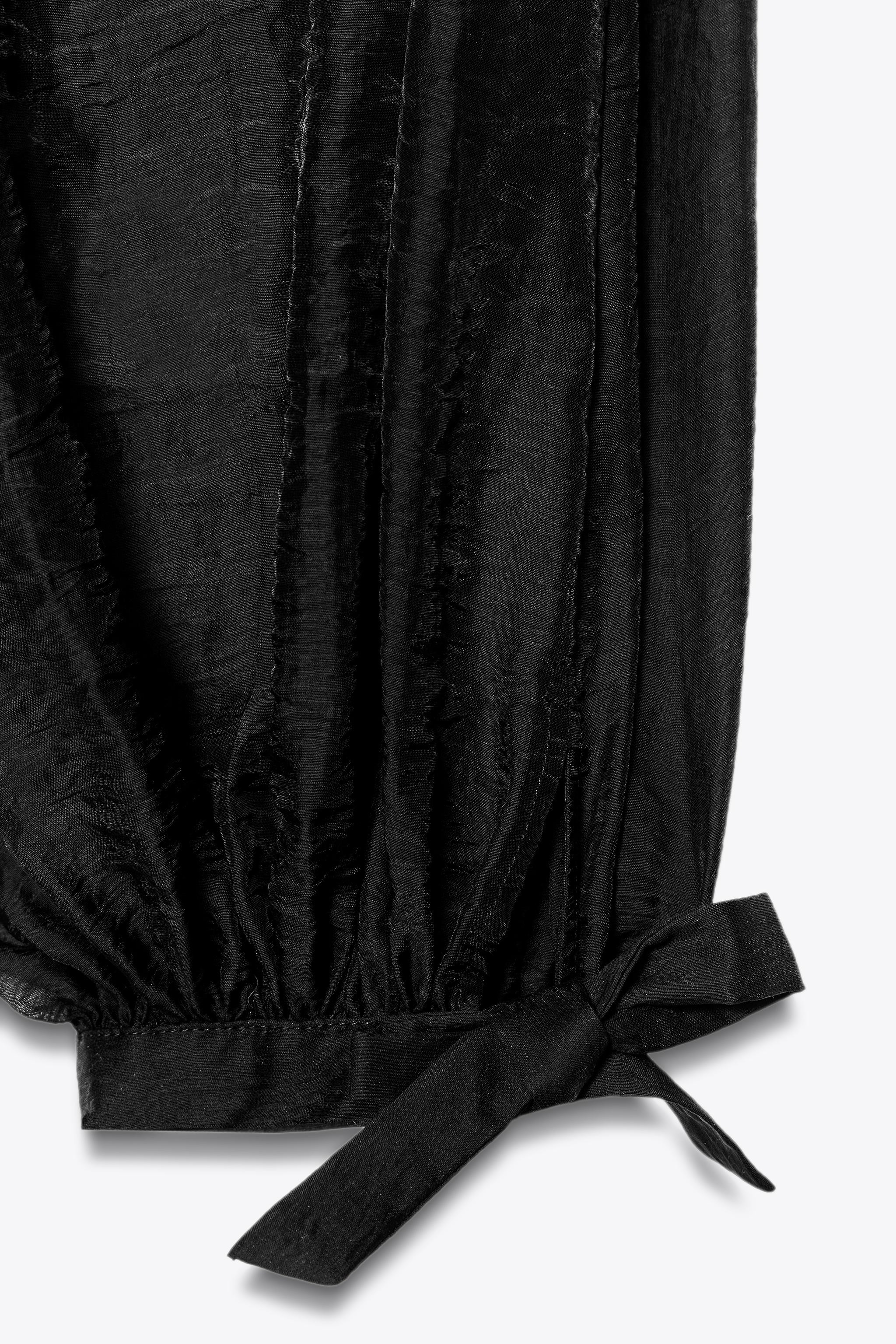 ZW COLLECTION TIE-HEM BALLOON PANTS | Zara US