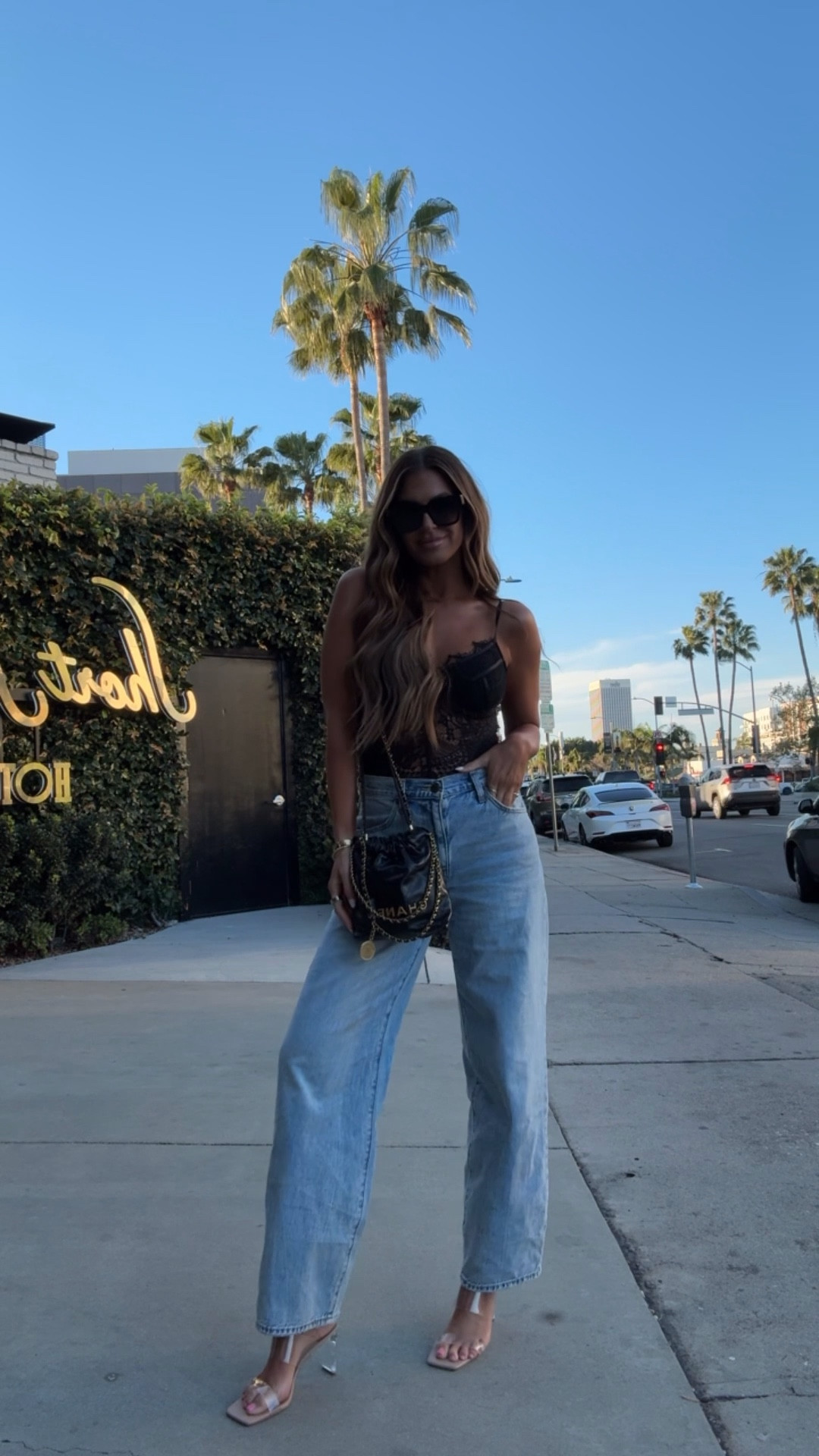 Date night OOTN in LA 
Size US 4 bodysuit and 27 denim 

#LTKSpringSale #LTKootd #LTKgrwm