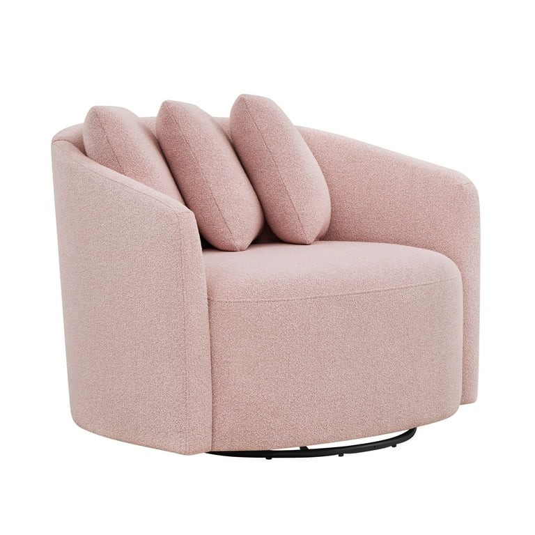 Beautiful Drew Chair by Drew Barrymore, Pink Blush Boucle | Walmart (US)